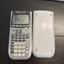 Calculatrice graphique Texas Instruments TI-84 Plus Silver Edition avec couvercle