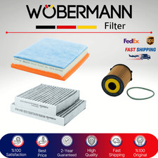 WOBERMANN Filter Kit Citroen C3 1.6 16-20 Oil Air Cabin 3PC Service Set