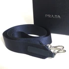 Authentic Prada Navy Nylon Shoulder strap for Bag 102cm/40.15" Silvertone in Box