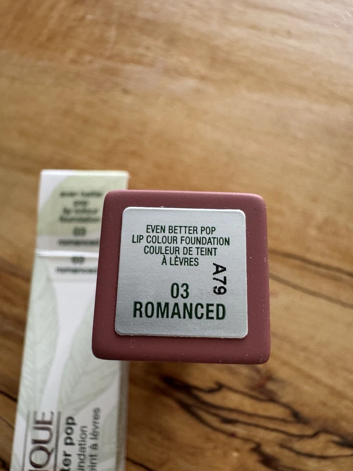 Clinique Even Better Pop Lip Colour Foundation 03 ROMANCED New - Image 3 of 4