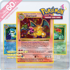 SINGLES Pokemon Base Set   1999 Vintage Set   Pokemon Cards TCG   NM