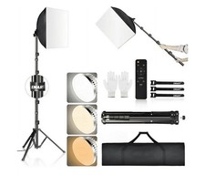 16 16" Professional Softbox Lighting Kit with 85W Dimmable LED, 3000 to 6000K...