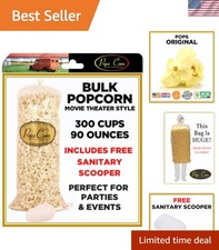 Fresh Gourmet Popcorn Bulk Bag 5.6 lbs 90 oz / 300 Cups Movie Theater Style...