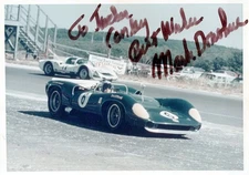 Authentic Autographed Mark Donohue Can Am Racing 5x7 Photo