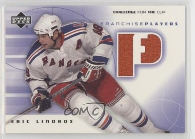 2001-02 Upper Deck Challenge for the Cup Franchise Players Eric Lindros HOF 2d8