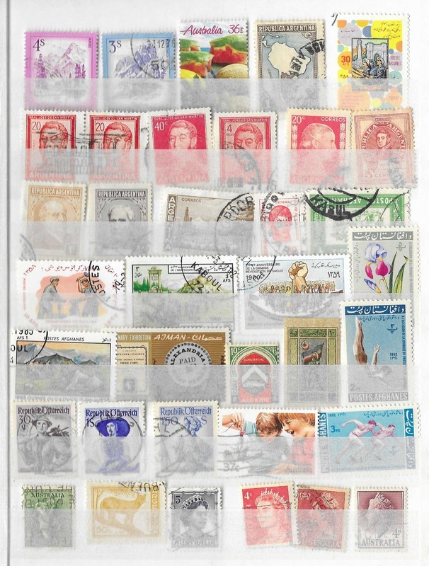 7 A-Countries. Page 260628#36 (U, see the exact scan). Good stamps, best price!