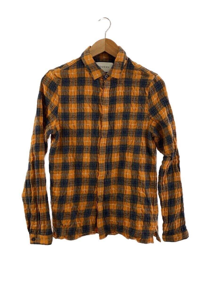 シャツ Benny Gold Venture Flannel Shirt GUCCI flannel shirt 16AW 39 size 15 half cotton beige check