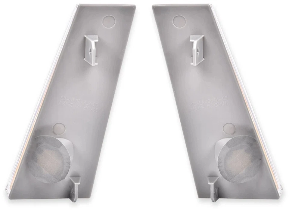 78-79 Malibu El Camino Faro Ámbar Transparente MARCADOR LATERAL Luz Giratoria Lámpara Lente PR Foto 3 de 4