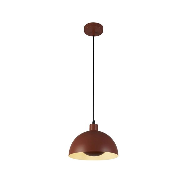 Pendelleuchte Esstisch Metall Ø25 Cm Rund E27 Orange Esszimmer HäNgelampe KüChe-image