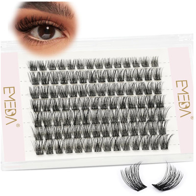 Cluster Wimpern 8 10 12 mm Mix 3D Flauschig Natur W