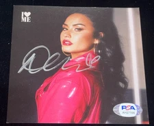 Demi Lovato "I Love Me" Camp Rock Star Signed CD Cover Auto w/"Heart sketch" PSA