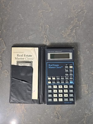 Calculated Industries Calculator Real Estate Master Classic & Magnetic Case WORK
