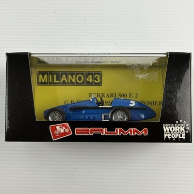 Brumm Ferrari 500 F2 1952 1:43 G.P. Belgio Louis Rosier #5 Blue Limited Edition