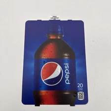 DIXIE NARCO 501E & 276E HVV SODA VENDING MACHINE "Pepsi" 20oz BOTTLE VEND LABEL