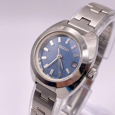 CITIZEN COSMO STAR Automatik Damenuhr blaues Zifferblatt 24,7 mm