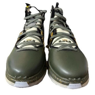 Nike LeBron XIX 19 Chosen 1 Cargo Khaki Black Coconut | DQ7548-301 Men Size 12 Nike LeBron XIX 19 Chosen 1 size 7.5 Khaki Green Black Gold  main image 2