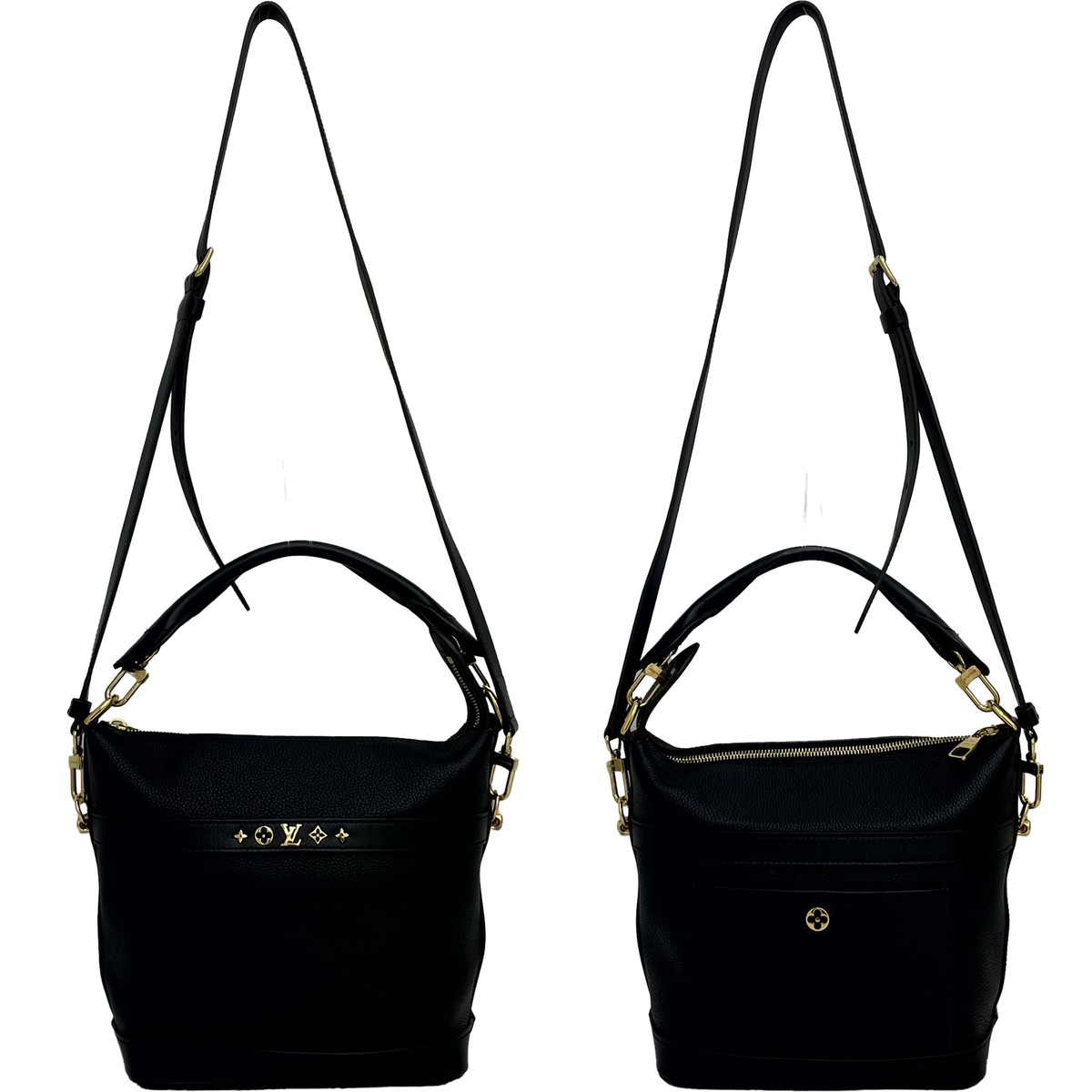 AUTH LOUIS VUITTON M57934 CRUISER PM BLACK SHOULDER BAG