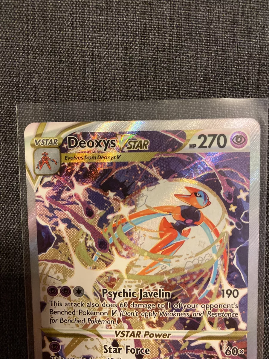 Mavin  pokemon deoxys vmax crown zenith alt art