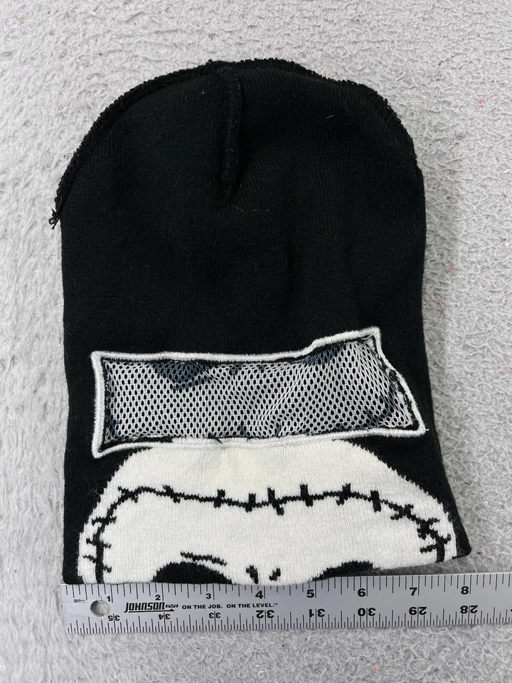 Disney Pesadilla antes de Navidad Gorro Toque Juvenil Negro Acrílico Jack Foto 3 de 4