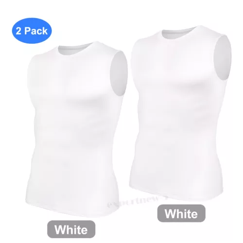 Gilet dimagranti uomo sport abbigliamento attivo top shapewear camicia compressione body shaper - Foto 22 di 36