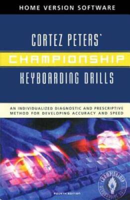 Championship Keyboarding Drills Home Version Software w/ User&# - VERY GOOD