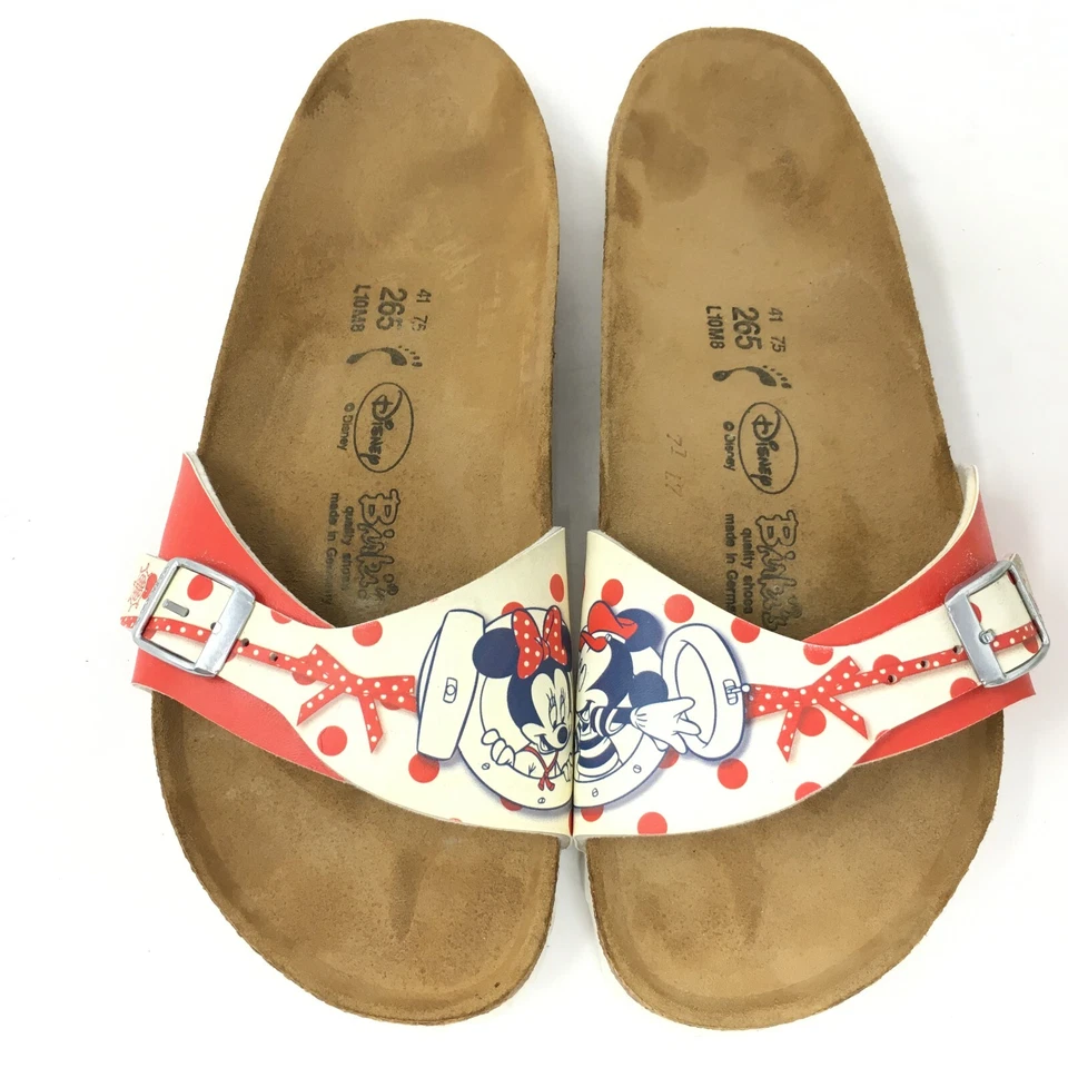 Birki's by Birkenstock x 迪士尼人字拖鞋女式 41 码 EU 10 美国米妮 — 第 4/4 张图片