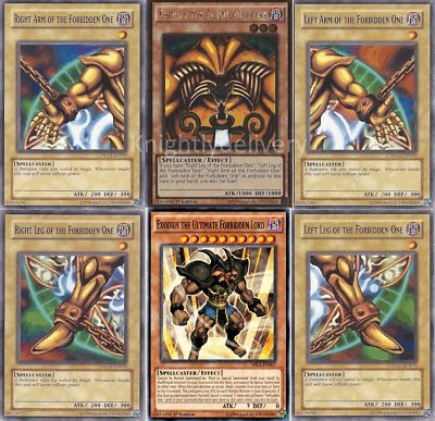 yugioh gx exodia deck Adrian Gecko Complete Deck - Exodia The Forbidden One - Exodius 40 Cards  Yugioh