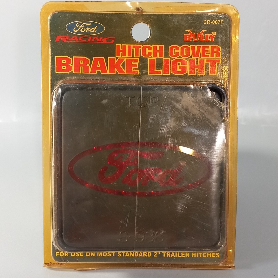 Bully CR007F Ford Racing Hitch Cover Brake Light FORD Logo Fits 2