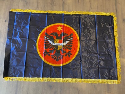 DARDANIA FLAG NEW KOSOVO ALBANIA BANNER 150 X 97 CM DOUBLE HEADED EAGLE
