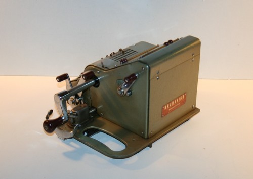 Brunsviga " 13 RK "/ Antike Kurbel-Rechenmaschine / guter Zustand mit Funktion - Photo 5/7