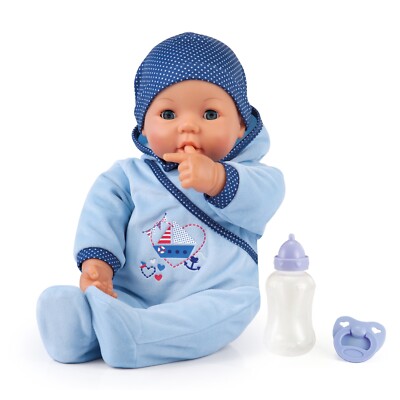 Bayer Design Puppe Hello Baby boy Funktionspuppe 46 cm TOP