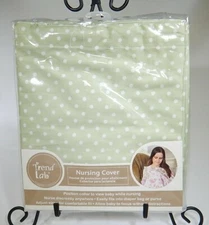 Nursing Cover Trend Lab Sea Foam Dot  Sage