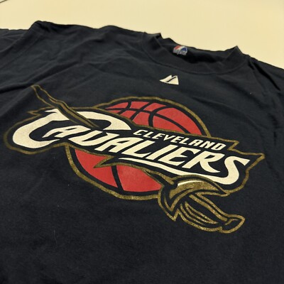 Cleveland Cavaliers NBA LeBron James #23 Navy Blue Casual T-Shirt