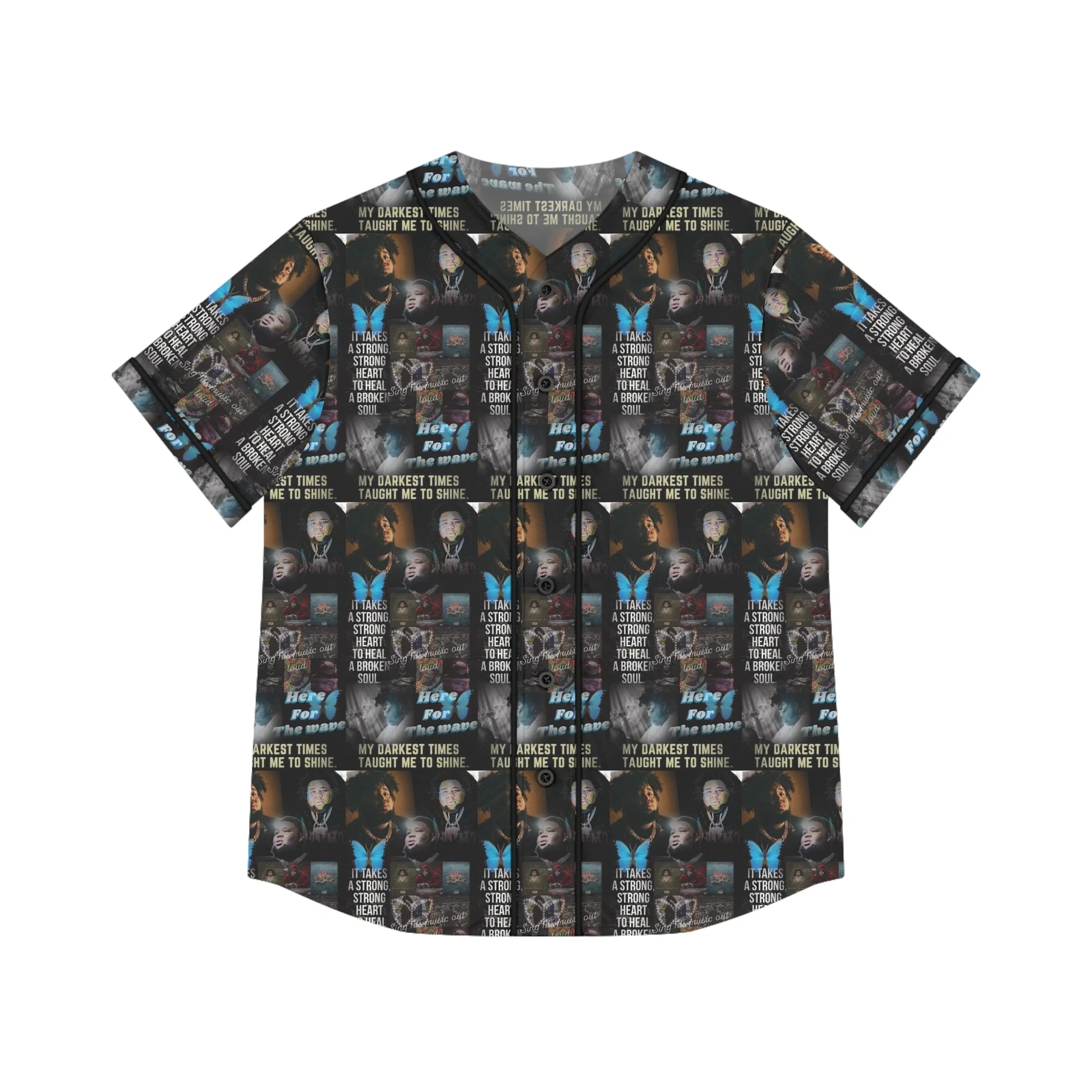 rod wave baseball jersey for women