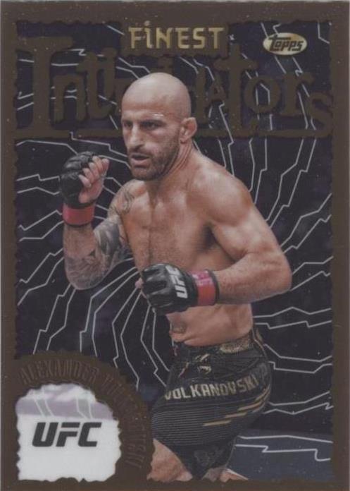 2024 Topps Finest UFC - Alexander Volkanovski #INT-4 - 1 of 1