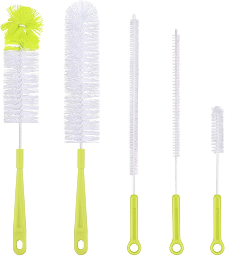Bottle Cleaning Brush Set - Long Handle Bottle Cleaner for Washing Narrow Neck B