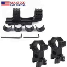 1"/30mm QD Cantilever Scope Mount Quick Release 30/25.4mmRing High Profile Mount