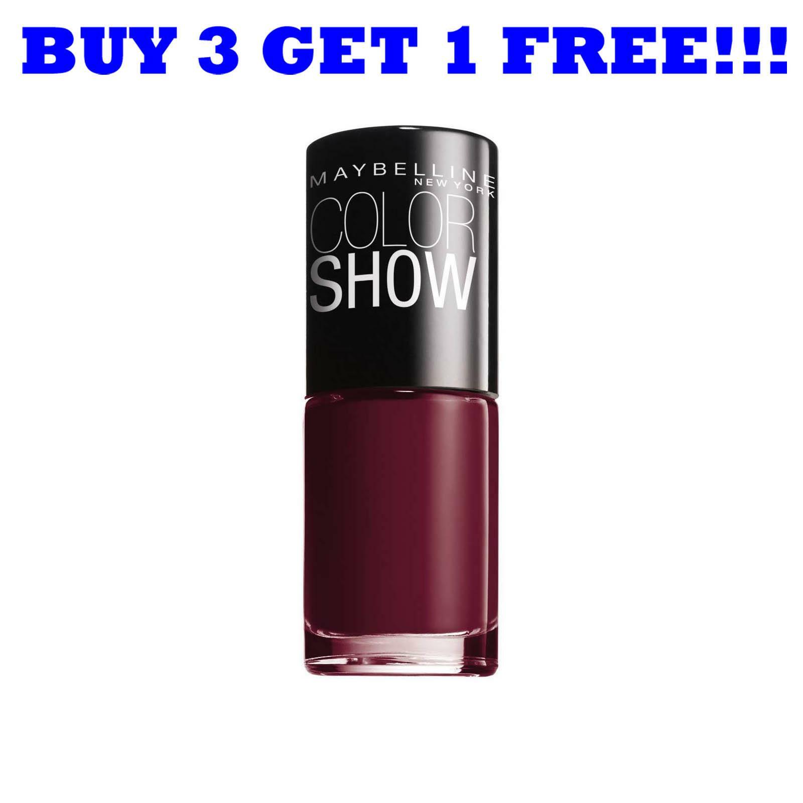 Maybelline Nail Polish Color Show 60 Seconds 7ml Downtown Red 352 for