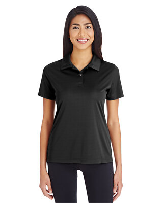 2 Pack Of Team 365 TT51W 100% Polyester Interlock Ladies Zone Performance Polo