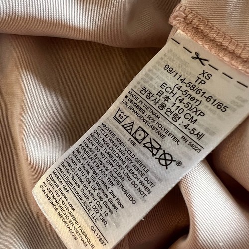 Gap Kids Girls Glitter Star Velour Dress Size XS Muted Blush Pink - Picture 5 of 6