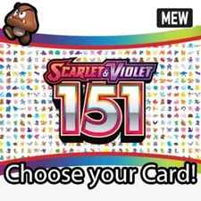 Pokemon SV 151 TCG - Choose Your Card! - Pack Fresh - BULK SAVINGS!