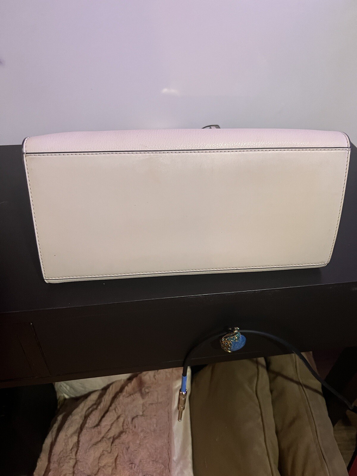 Authentic Michael Kors bone satchel EUC  — image 6