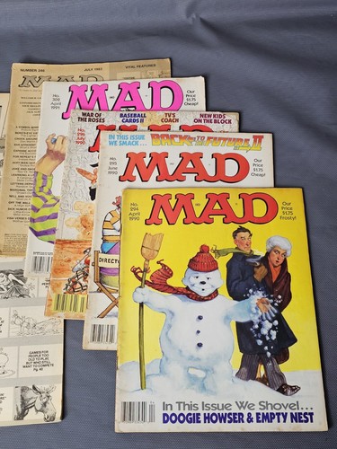 VINTAGE LOT OF 15 MAD MAGAZINES 1981. 1983. 1990. 1991. 1992. - Picture 2 of 4