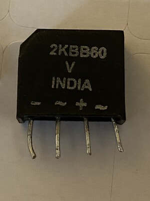 120 x VISHAY 2KBB60 Diode Gleichrichter Brücke Single 600V 1,9A 4-Pin Gehäuse 2KBB
