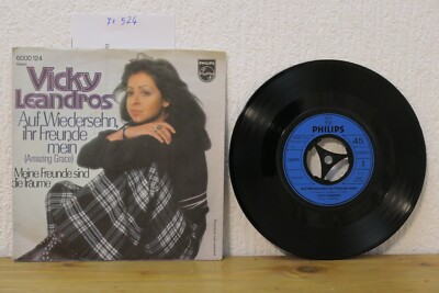 .@@@ 7'' Single, Vicky Leandros- Auf Wiedersehn ihr Freunde mein, Philips