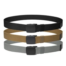 IDOGEAR Tactical Belt Nylon 1.5" Lightweight No Metal with YKK POM Buckle Gear