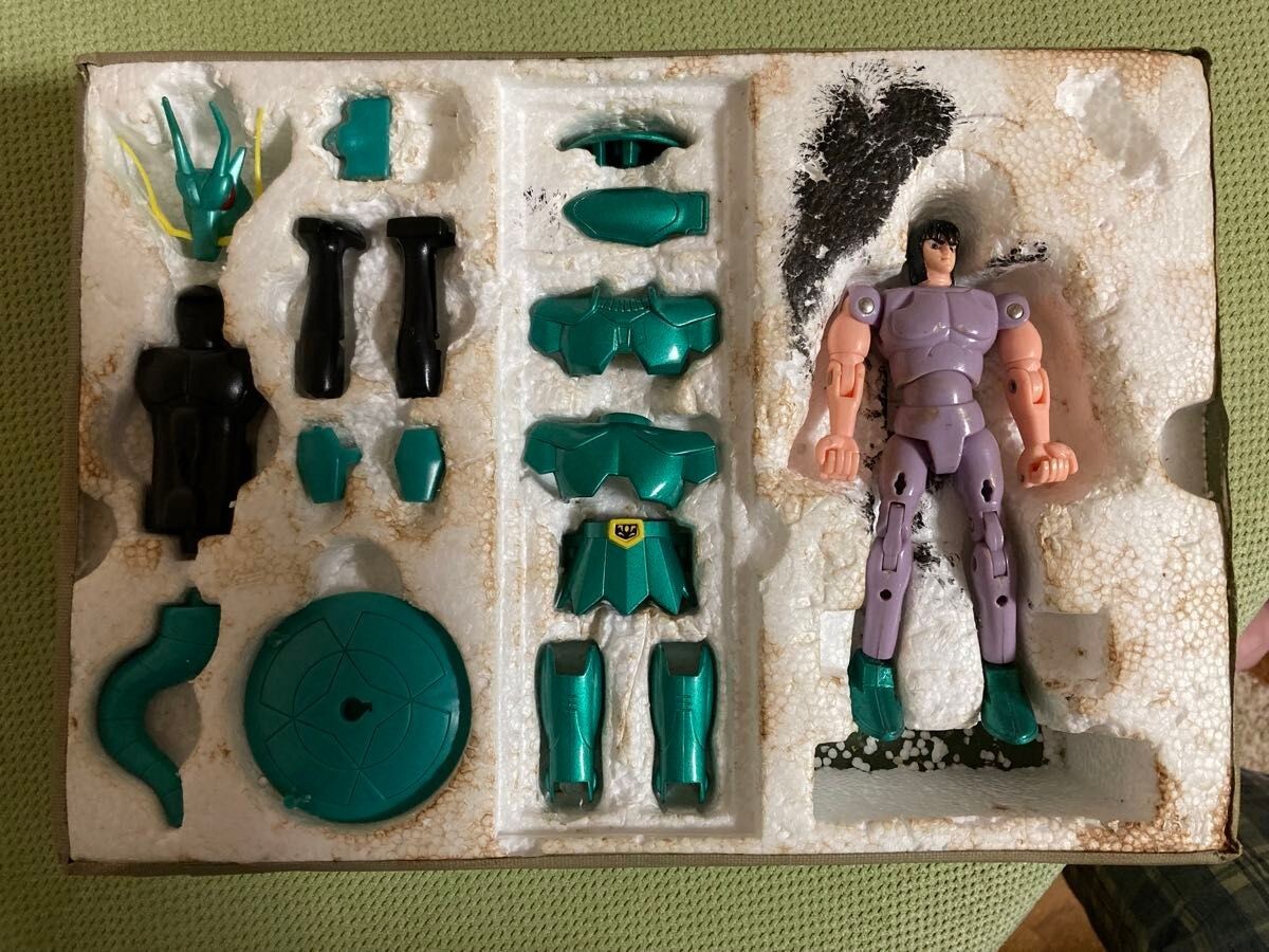 Figurine Bandai 1987 Saint Seiya – Bronze Cloth Dragon V1 Shiryu – Japon Vintage