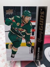Mason Shaw 2021-22 Hockey UD Extended Series Young Guns #730 Minnesota Wild