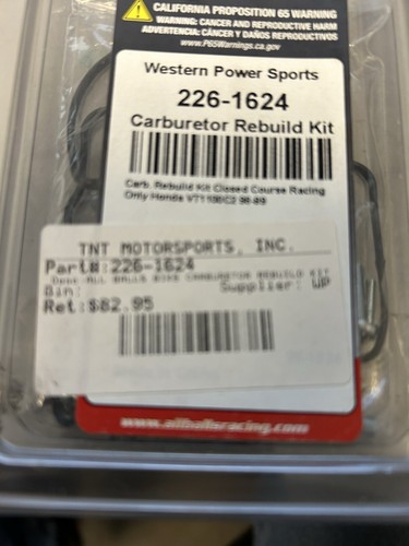 1998-99 Honda Shadow VT1100 VT1100C2 All Balls Carburetor Kit 226-1624 NEW WM13I - Picture 3 of 4