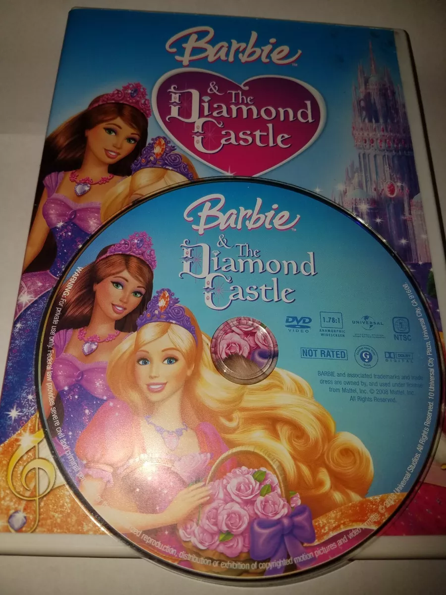 barbie movies dvd lot Magic of the Rainbow and The diamond Castle